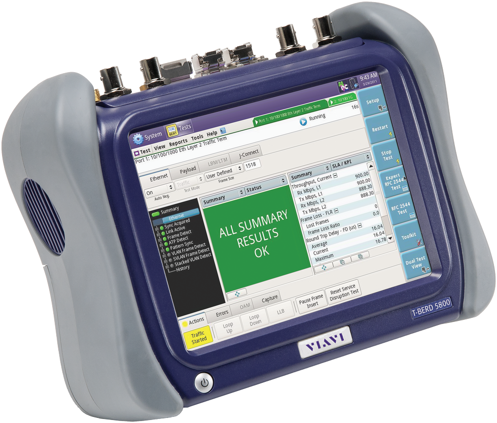 Network Tester | T-BERD/MTS-5800 | VIAVI Solutions Inc.