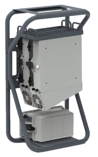 T/Rx Base ManPack (shown with Optional Power Amplifier Module)
