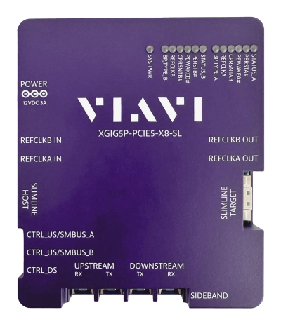 Xgig® Slimline 8-lane Interposer Module for PCI Express 5.0 Xgig® Slimline 8-lane Interposer Module for PCI Express 5.0