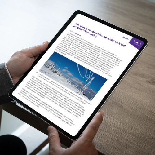 Überwachung von optischen Erdungsdrähten (OPGW) mit NITRO™ Fiber Sensing