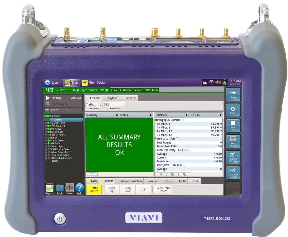 MTS-5800シリーズのプラットフォーム | VIAVI Solutions Inc.